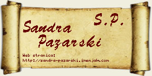 Sandra Pazarski vizit kartica